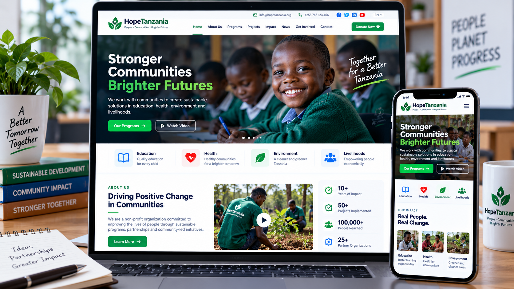 Organization and  NGO Website